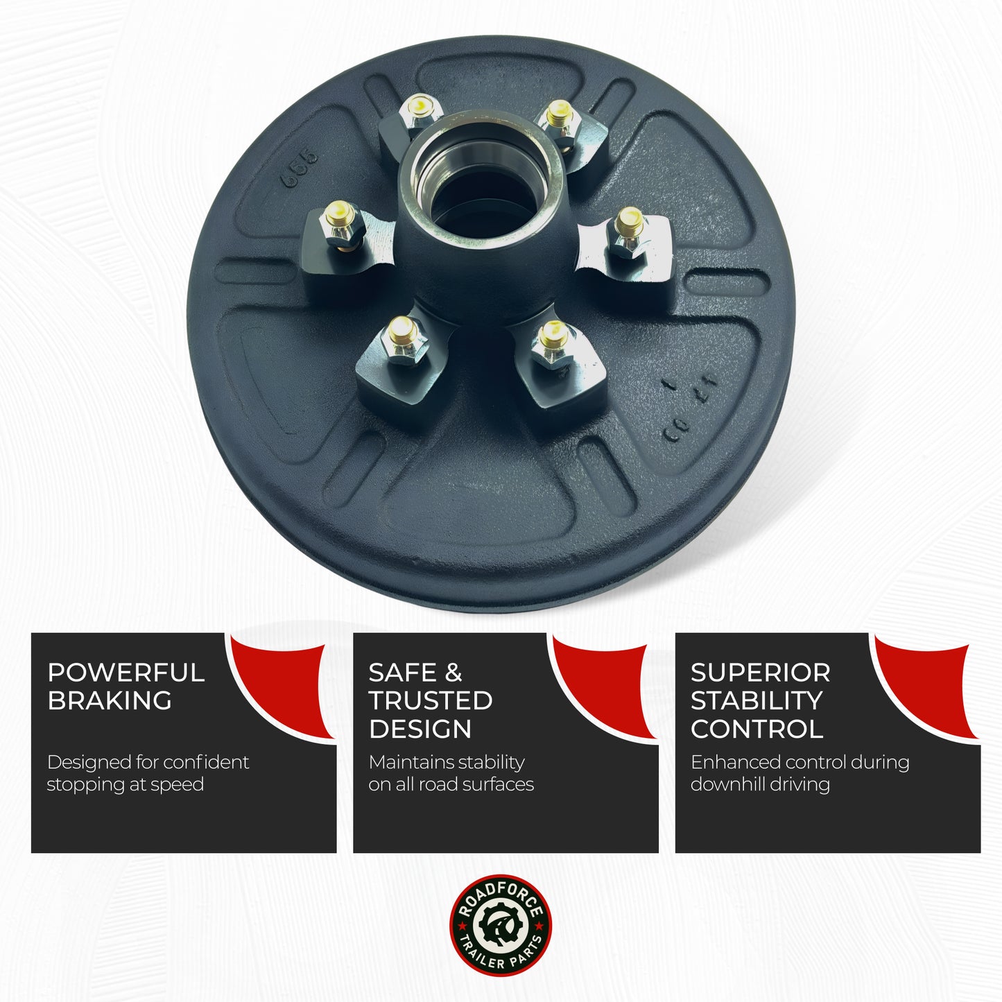 Hub and Drum Assembly Kit for 6000 lbs Axle (6 Lug)