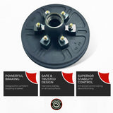 Hub and Drum Assembly Kit for 6000 lbs Axle (6 Lug)
