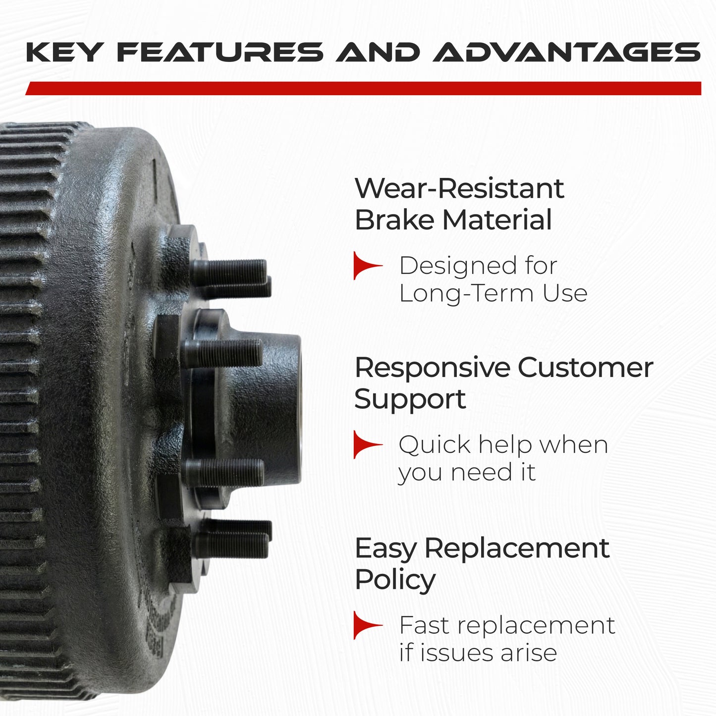 True Hub and Drum Assembly Kit for 8000 lbs Axle (8 Lug)