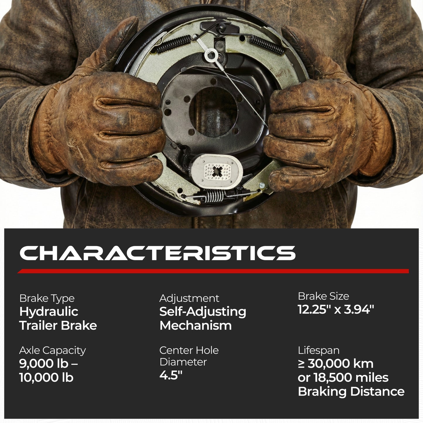 Hydraulic Trailer Brake 10000 lbs (Driver Side)