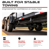 Trailer Axle - 5200-6000 lbs (Hubs/Drums, Leaf Springs & U-Bolt Hardware)