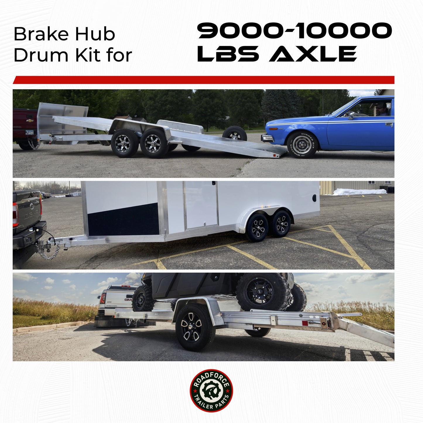 Trailer Drum for 10000 lbs Axle (Made After May 2013)