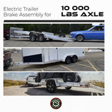 Self-Adjusting Electric Trailer Brake 9000-10000 lbs (Passenger Side)