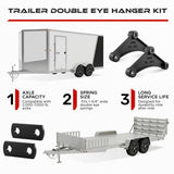 Tandem Axle Trailer Hanger Kit for 2000-7000 lbs