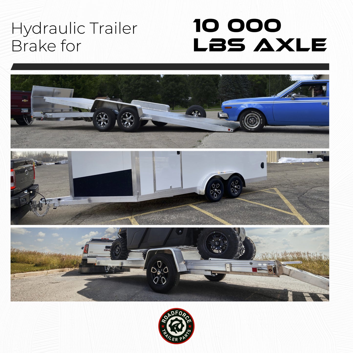 Hydraulic Trailer Brake 10000 lbs (Passenger Side)