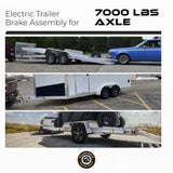 Self-Adjusting Electric Trailer Brake 7000 lbs (Passenger Side)