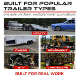 Idler Axle - 5200-6000 lbs (6 Lug)