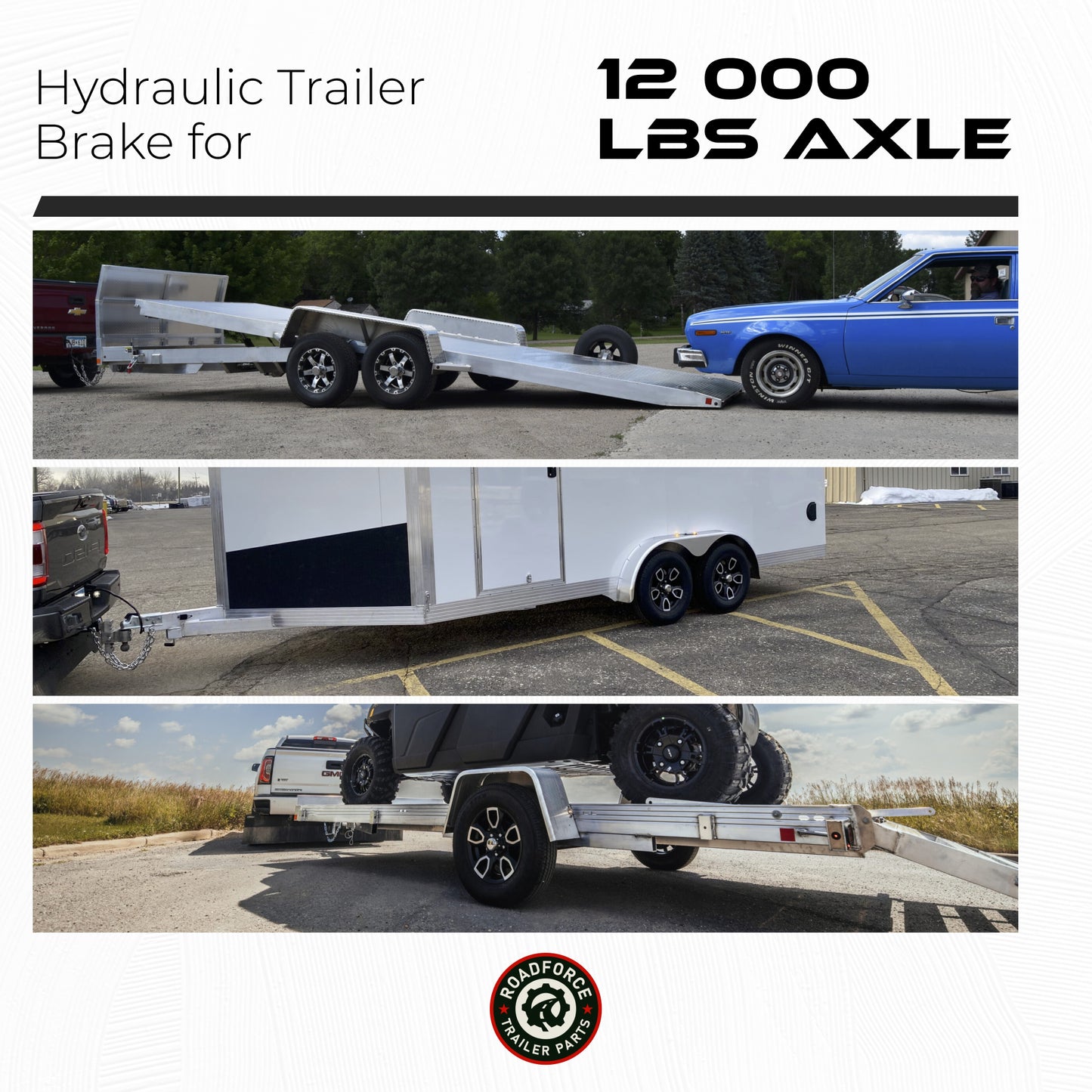 Hydraulic Trailer Brake 12000-16000 lbs (Passenger Side)