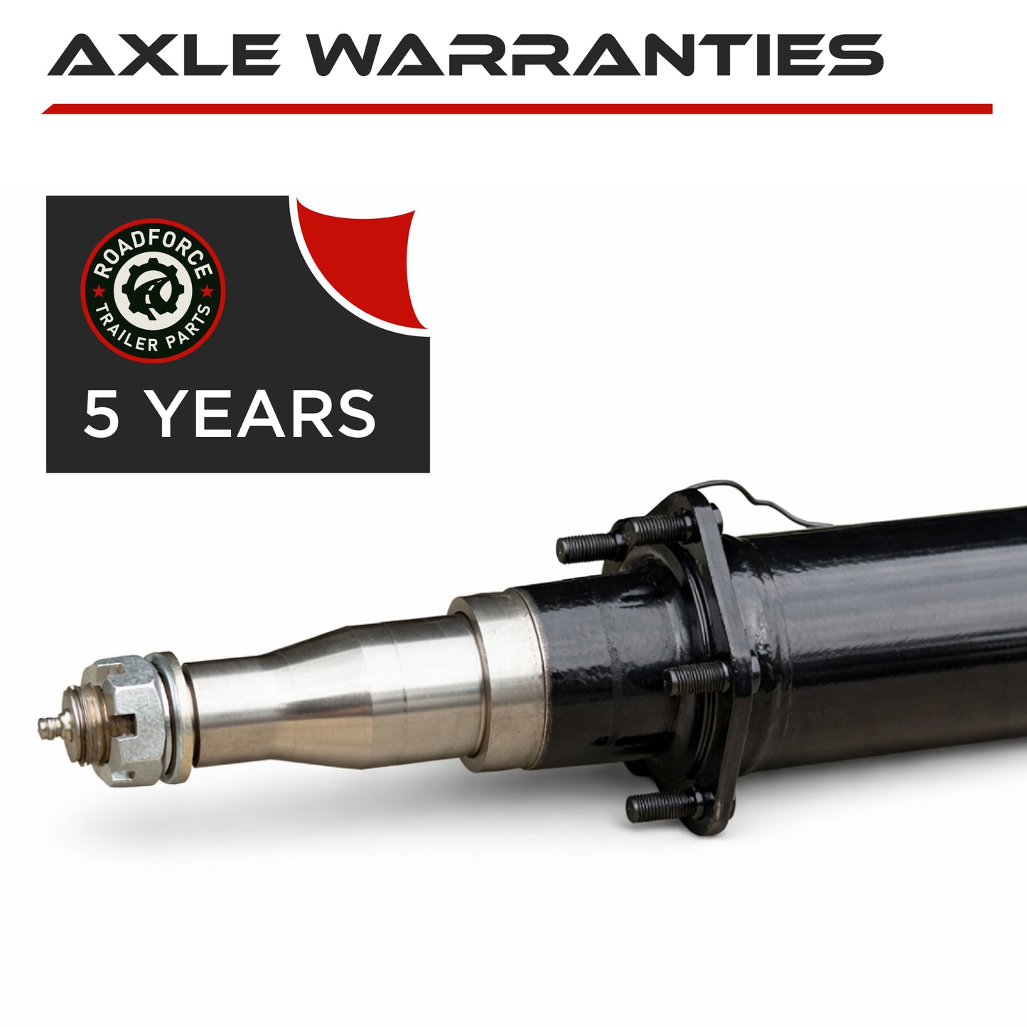 Trailer Beam Axle - 5200-6000 lbs (Pads Loose)