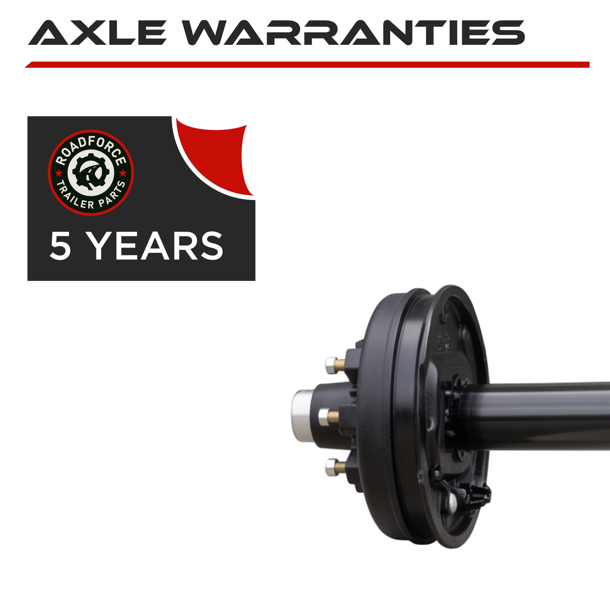 Trailer Axle - 7000 lbs with Electric Brakes (8 lug)