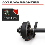 Trailer Axle - 8000 lbs (Leaf Springs & U-Bolt Hardware)