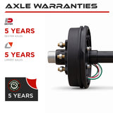 Trailer Axle - 3500 lbs with Electric Brakes (5 lug)