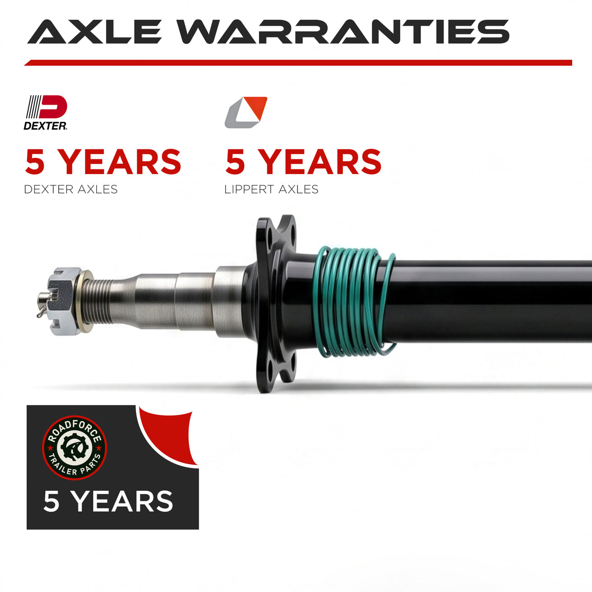 Trailer Beam Axle - 3500 lbs