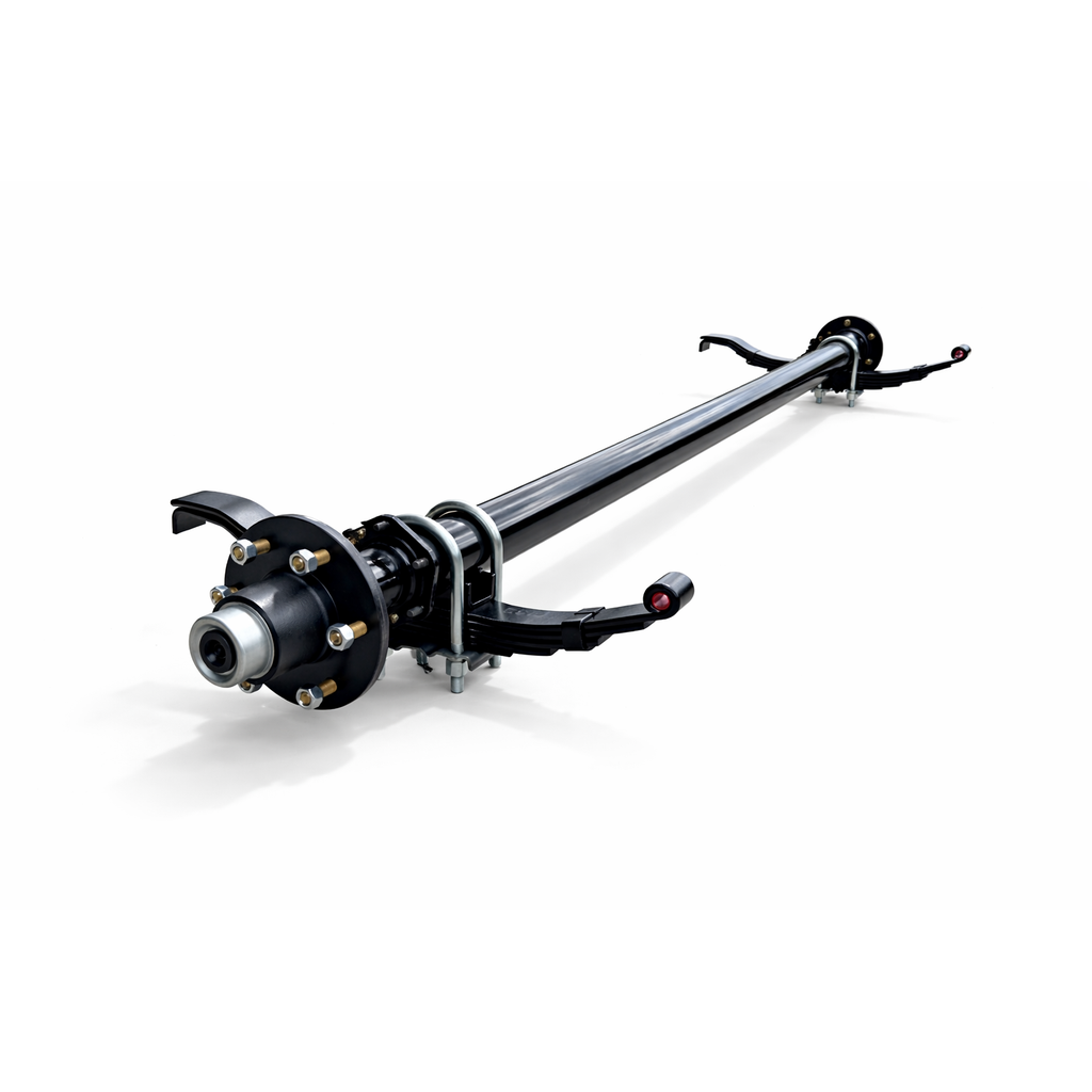 Idler Axle - 5200-6000 lbs with 5-Leaf Slipper Springs